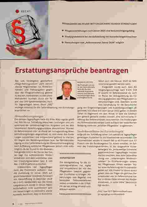 Vorschauseite 1: Erstattungsansprüche beantragen