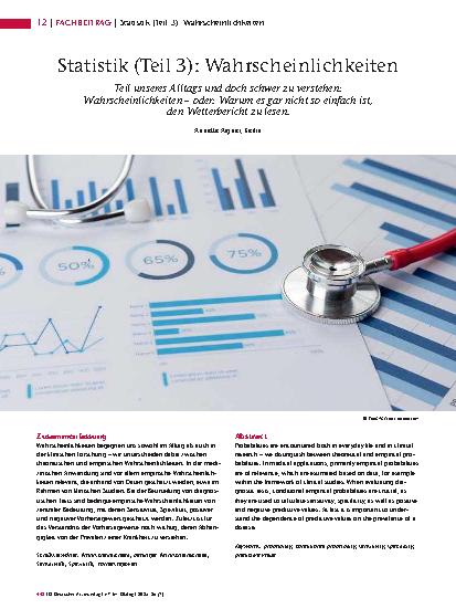 Vorschauseite 1: Statistik (Teil 3): Wahrscheinlichkeiten