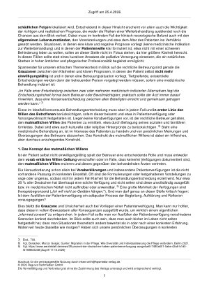 Vorschauseite 5: Plötzlich und unerwartet – Ethische Herausforderungen im Kontext der rechtlichen Betreuung von Schlaganfallpatienten