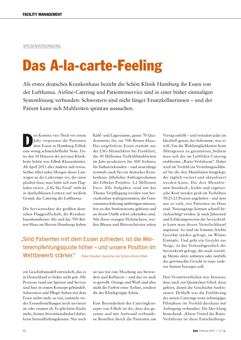Vorschauseite 1: Das A-la-carte-Feeling