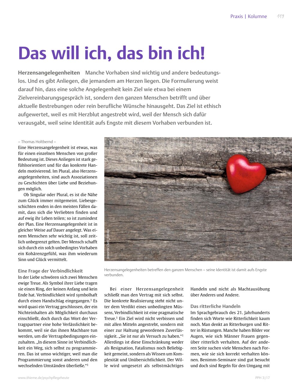 Vorschauseite 1: Das will ich, das bin ich!