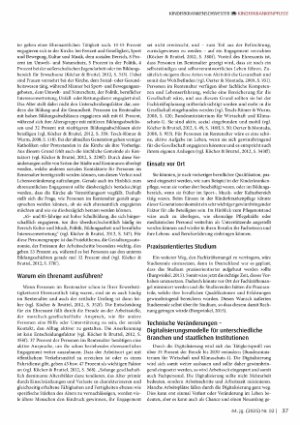 Vorschauseite 3: Fachkräftemangel in der Kinderkrankenpflege