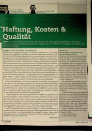 Vorschauseite 1: Haftung, Kosten & Qualität