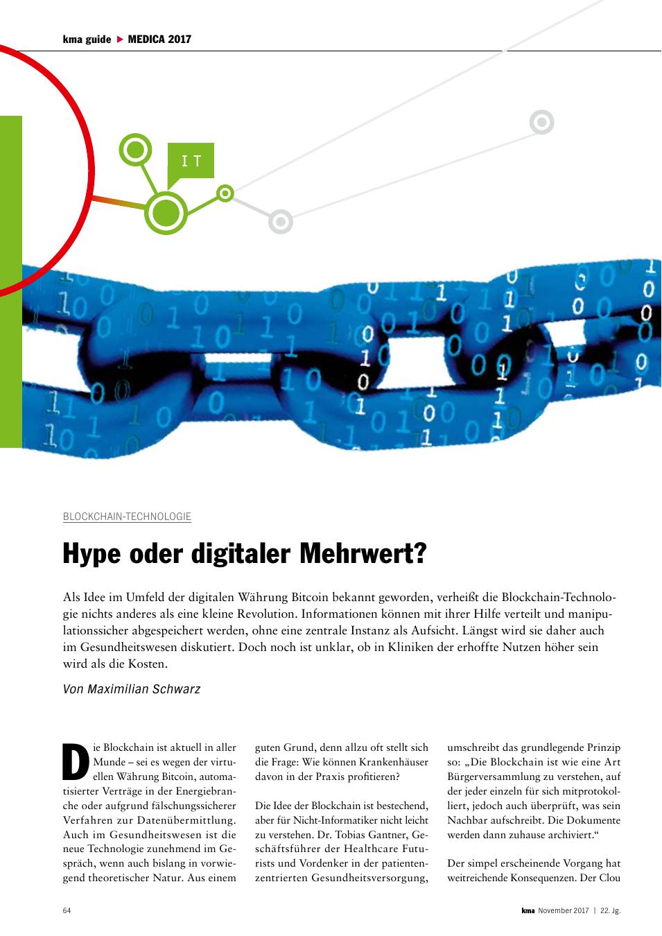 Vorschauseite 1: Blockchain-Technologie: Hype oder digitaler Mehrwert?