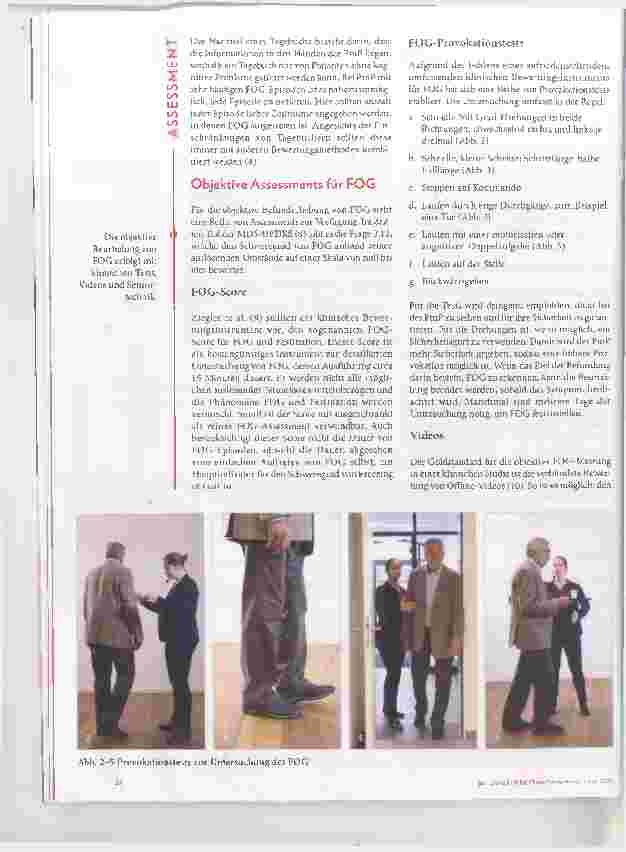 Vorschauseite 4: Freezing of Gait bei Morbus Parkinson: Messen subjektive und objektive Assessments.