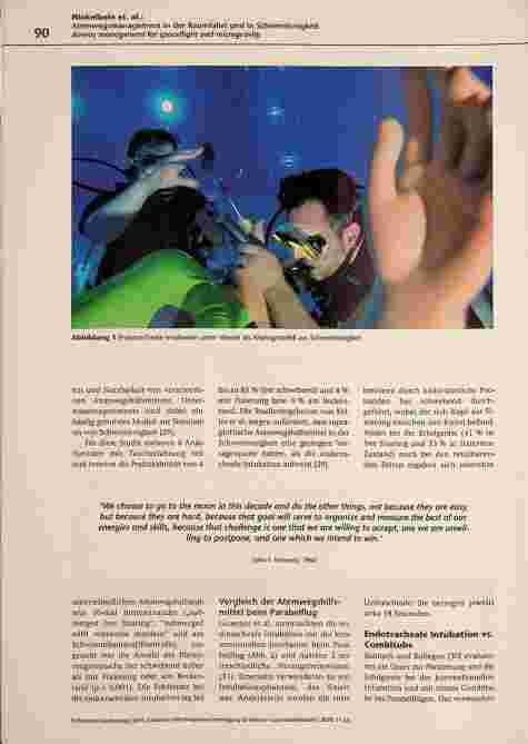 Vorschauseite 3: Atemwegsmanagement in der Raumfahrt und in Schwerelosigkeit