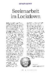Vorschauseite 1: Seelenarbeit im Lockdown
