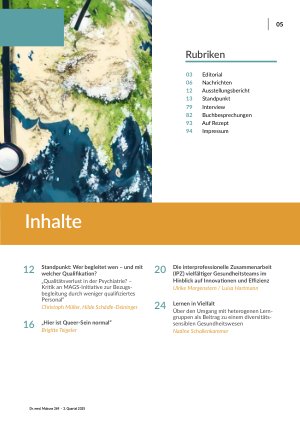 Vorschauseite 5: Dr. med. Mabuse Heft 3-2025