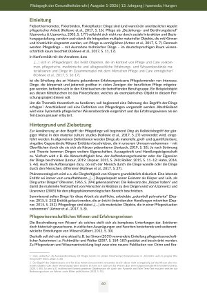 Vorschauseite 2: Was weißt du schon über Pflegedinge? Eine qualitative Studie zur Ist-Stand Analyse des Erfahrungswissens Pflegelernender im dritten Ausbildungsdrittel am Beispiel des Fixierpflast…