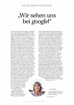 Vorschauseite 1: "Wir sehen uns bei Google!"