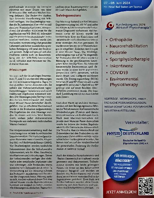 Vorschauseite 2: EMS über die Generationen betrachtet. Welche Altersgruppe profitiert am meisten?
