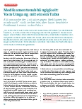 Vorschauseite 1: Medikamentenabhängigkeit: Vom Umgang mit einem Tabu