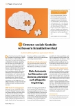 Vorschauseite 1: Demenz: Soziale Kontakte verbessern Krankheitsverlauf