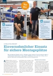 Vorschauseite 1: Einvernehmlicher Einsatz für sichere Montageplätze