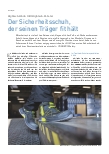 Vorschauseite 1: Der Sicherheitsschuh, der seinen Träger fit hält.