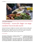 Vorschauseite 1: Orthorexie – wenn die Angst vor ungesundem Essen krank macht