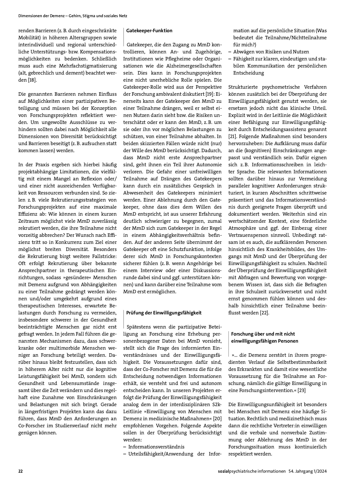 Vorschauseite 2: Wie kann partizipative Forschung von Menschen mit Demenz gelingen?