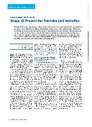 Vorschauseite 1: Corona-bedingte Arbeitsausfälle: Knapp 40 Prozent der Betriebe sind betroffen.