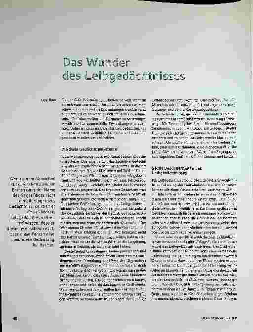 Vorschauseite 1: Das Wunder des Leobgedächtnisses