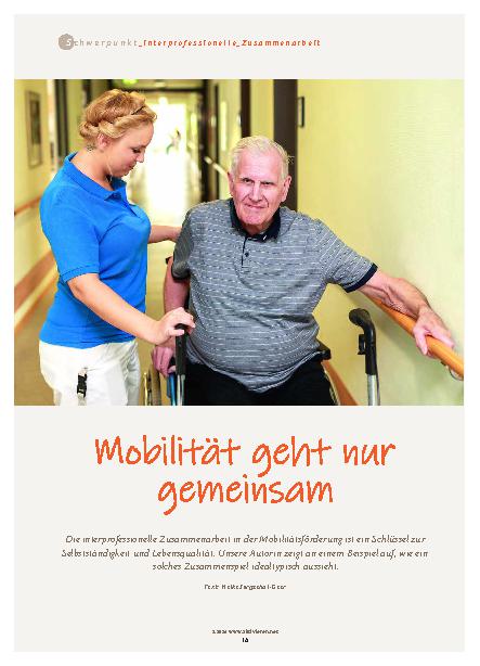Vorschauseite 1: Mobilität geht nur gemeinsam