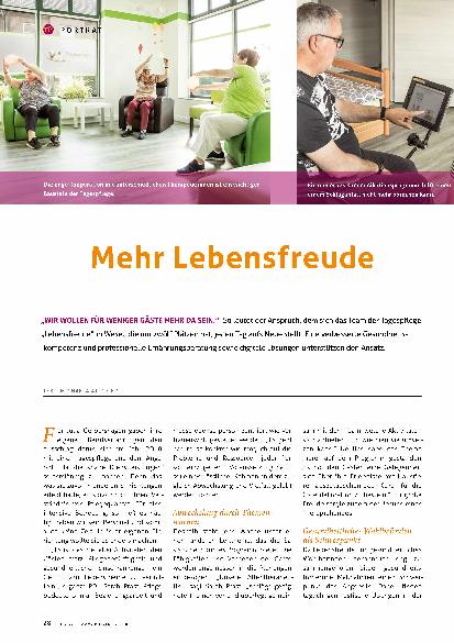 Vorschauseite 1: Mehr Lebensfreude