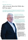 Vorschauseite 1: Wir müssen über die Rolle des IQTIG reden.