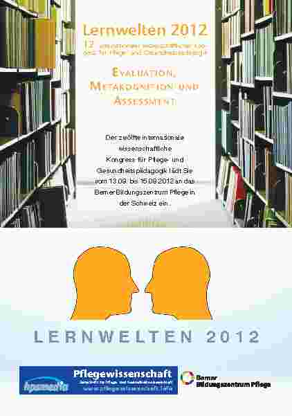Vorschauseite 1: Lernwelten Abstractbandsammlung 2012