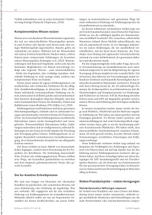 Vorschauseite 2: Wissensformen im Dialog Erfahrungswissen von Patient_innen und Angehörigen als (un)gehörte Ressource