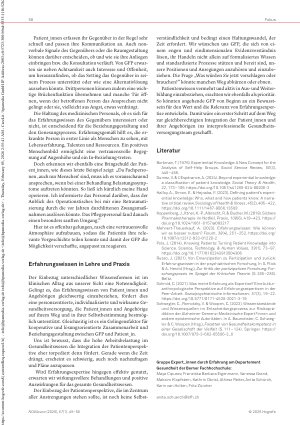 Vorschauseite 6: Wissensformen im Dialog Erfahrungswissen von Patient_innen und Angehörigen als (un)gehörte Ressource