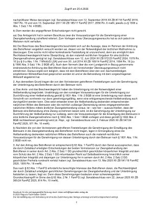 Vorschauseite 2: Zur Zwangsbehandlung
