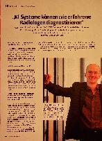 Vorschauseite 1: "KI-Systeme können wie erfahrene Radiologen diagnostizieren."