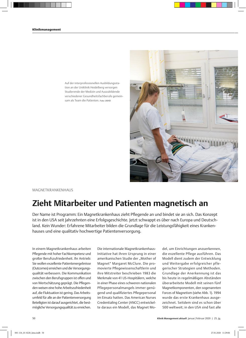 Vorschauseite 1: MAGNETKRANKENHAUS: Zieht Mitarbeiter und Patienten magnetisch an