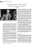 Vorschauseite 1: Sir Ronald Ross (1857–1932) Tropenmediziner, Bakteriologe und Malariaforscher