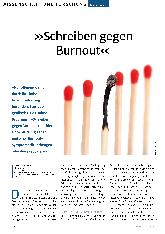 Vorschauseite 1: "Schreiben gegen Burnout"