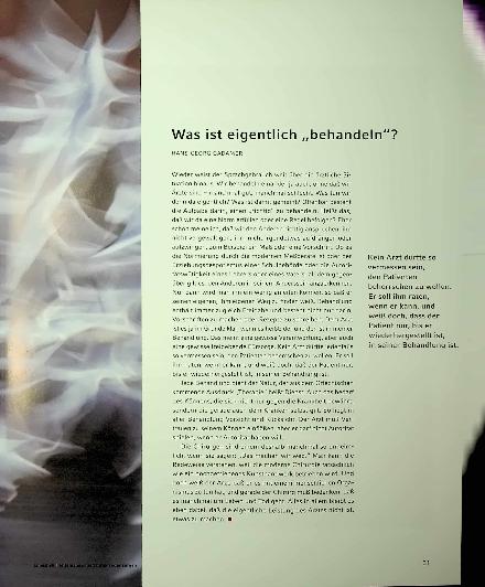 Vorschauseite 2: Was ist eigentlich „behandeln"?