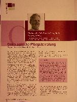 Vorschauseite 1: Onkologische Pflegeberatung, Pflegesprechstunde und Pflegevisite: Best-Practice-Beispiel