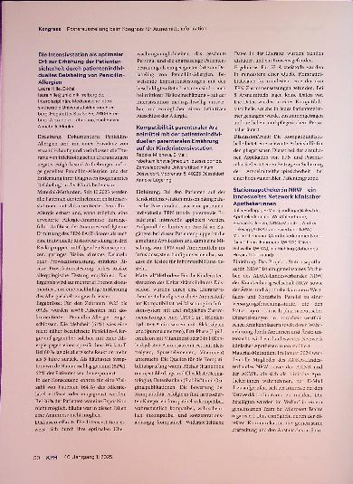 Vorschauseite 3: Der Apotheker als Wissensmanager - mehr Sicherheit für Arzt und Patient.