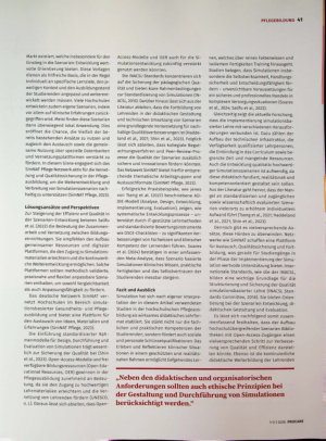 Vorschauseite 4: Simulation in der hochschulischen Pflegeausbildung Herausforderungen und Lösungsansätze bei der Implementierung und Szenarien Entwicklung