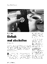Vorschauseite 1: Einfach mal abschalten