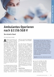 Vorschauseite 1: Ambulantes Operieren nach §115b SGB V: Der aktuelle Stand
