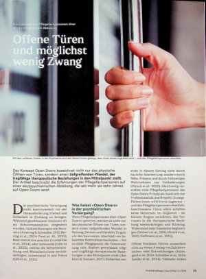Vorschauseite 1: Offene Türen und möglichst wenig Zwang