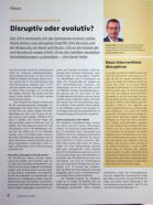 Vorschauseite 1: Disruptiv oder evolutionär?