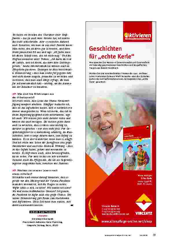Vorschauseite 4: Für den Notfall VORSORGEN