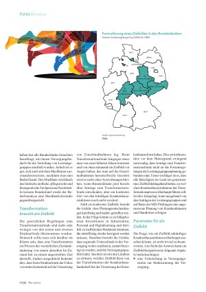 Vorschauseite 3: Krankenhausplanung in den Ländern Durchstarten im Transformationsmarathon
