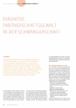 Vorschauseite 1: Diagnose: Partnerschaftsgewalt in der Schwangerschaft