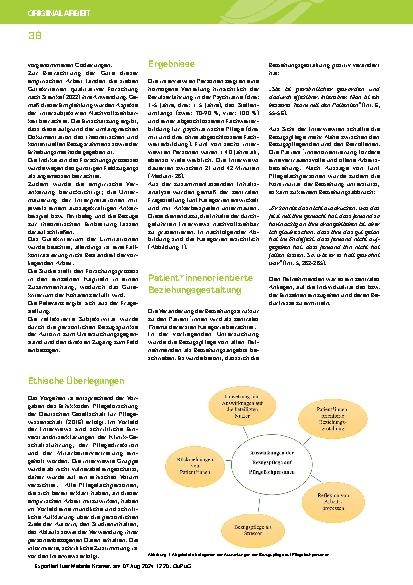 Vorschauseite 4: Implementierung des Bezugspflegesystems in der Psychiatrie: die Sichtweise von Pflegefachpersonen auf den veränderten Arbeitsalltag und Versorgungshandeln - eine qualitative Studie