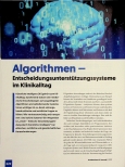 Vorschauseite 1: Algorithmen - Entscheidungsunterstützungssysteme im Klinikalltag