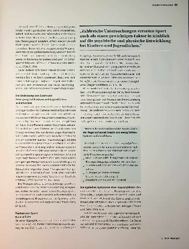 Vorschauseite 2: Diabetes und Sport Risiken im Sport bei Kindern und Jugendlichen mit Diabetes mellitus Typ 1