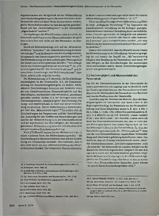 Vorschauseite 3: Der Dienststellenleiter — Personalvertretungsrechtlicher „Kulminationspunkt“ in der Dienststelle