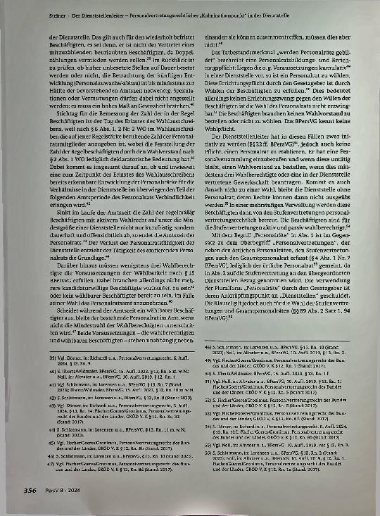 Vorschauseite 5: Der Dienststellenleiter — Personalvertretungsrechtlicher „Kulminationspunkt“ in der Dienststelle